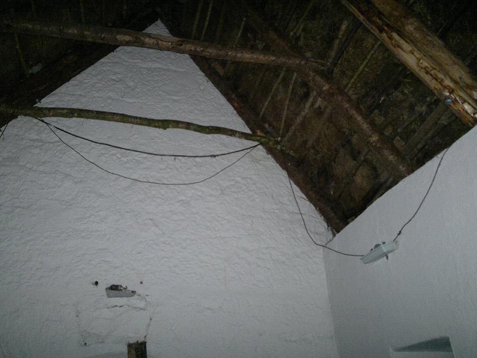 structural repair to thatch roof